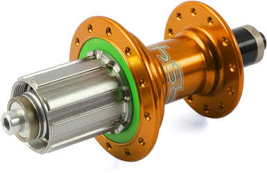 Baknav Hope RS4 20H 10 x 130 mm Shimano/SRAM stål orange från Hope