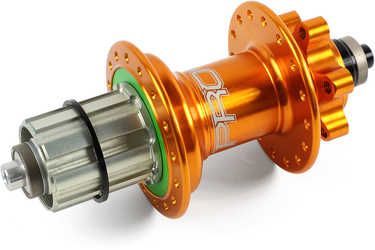 Baknav Hope Pro 4 IS 28H QR10 x 135 mm Shimano/SRAM aluminium orange från Hope