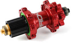 Baknav Hope Pro 4 Straight Pull IS 32H QR10 x 135 mm Hope röd