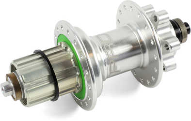 Baknav Hope Pro 4 IS 28H QR10 x 135 mm Shimano/SRAM aluminium silver från Hope