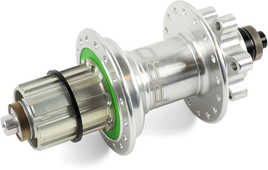 Baknav Hope Pro 4 IS 28H QR10 x 135 mm Shimano/SRAM aluminium silver