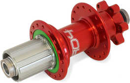 Baknav Hope Pro 4 IS 36H 12 x 150 mm Shimano/SRAM stål röd