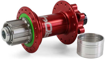 Baknav Hope Pro 4 Trial/Single Speed IS 32H 12 x 135 mm Shimano/SRAM stål röd från Hope