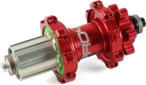 Baknav Hope Pro 4 Straight Pull IS 32H QR10 x 135 mm Shimano/SRAM aluminium röd