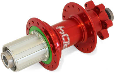 Baknav Hope Pro 4 IS 36H 12 x 150 mm Shimano/SRAM aluminium röd från Hope