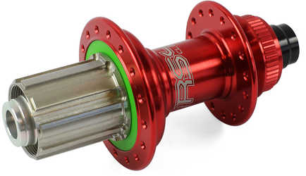 Baknav Hope RS4 CL 28H 12 x 135 mm Shimano/SRAM stål röd från Hope