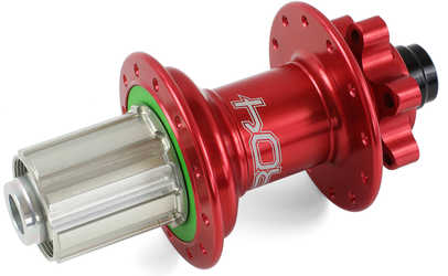 Baknav Hope Pro 4 IS 24H 12 x 135 mm Shimano/SRAM aluminium röd från Hope