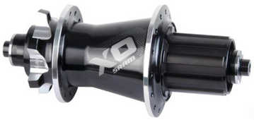 Baknav SRAM X0 skivbroms IS 28H 135 mm svart/silver
