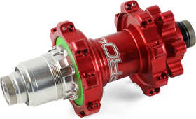 Baknav Hope Pro 4 Straight Pull IS 32H TA10 x 135 mm SRAM XD röd