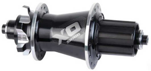 Baknav SRAM X0 skivbroms IS 32H 135 mm svart/silver från SRAM