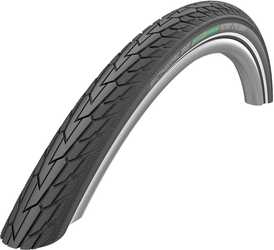 DÄCK SCHWALBE ROAD CRUISER K-GUARD GREEN COMPOUND 42-622 28X1,60 SVART/REFLEX från Schwalbe