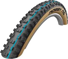 Däck Schwalbe Nobby Nic Liteskin Addix Speedgrip 57-584 (27.5 x 2.25") vikbart svart/beige från Schwalbe