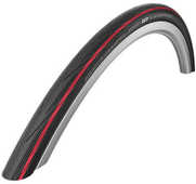 Däck Schwalbe Lugano K-Guard Silica 25-622 svart/röd