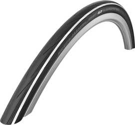 Däck Schwalbe Lugano K-Guard Silica 25-622 vikbart svart/vit från Schwalbe