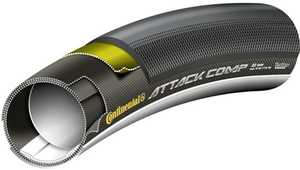 Tubdäckpaket Continental Attack Comp & Force Comp Vectran Breaker 22/24-622 svart