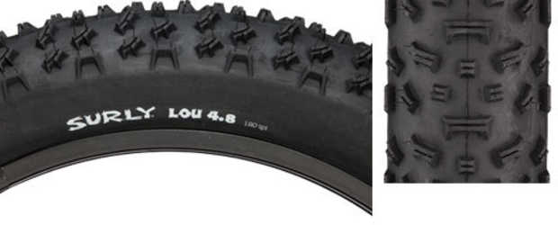 Däck Surly Lou 120-559 (26 x 4.8") vikbart svart från Surly