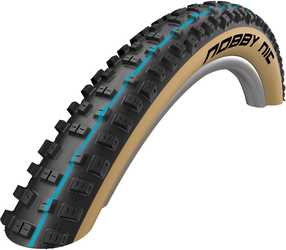 DÄCK SCHWALBE NOBBY NIC LITESKIN ADDIX SPEEDGRIP 57-622 29X2,25 SVART/BEIGE VIKBART från Schwalbe
