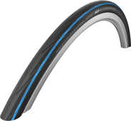 Däck Schwalbe Lugano K-Guard Silica 25-622 vikbart svart/blå