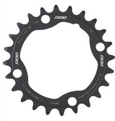 Drev BBB Mtbgear SRAM 80 bcd 2 x 10 växlar 24T svart från BBB