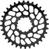 Drev AbsoluteBlack Round SRAM BB30 direct mount 9-12 växlar 34T svart