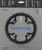 Drev Shimano Deore FC-M540 för kedjeskydd 104 bcd 9 växlar 44T svart