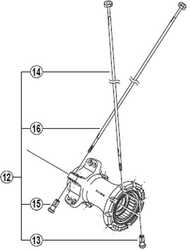 Eker Shimano WH-6600 m.fl. drevsida bak svart styck från Shimano