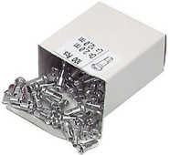 Ekernippel DT Swiss mässing 2.0 x 12 mm silver 100-pack