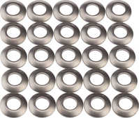 Ekernippelbrickor Zipp titanium round 25-pack