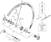 Eker Shimano WH-7850 SL fram 282 mm styck