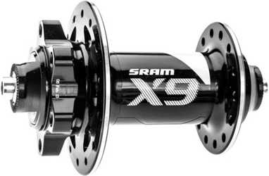 Framnav SRAM X9 skivbroms IS 28H 9 x 100 mm svart/vit från SRAM