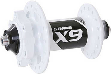 Framnav SRAM X9 V2 skivbroms IS 32H 9 x 100 mm vit från SRAM