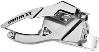 Framväxel SRAM XX, 2 växlar, 38.2 mm low clamp, bottom pull