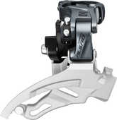 Framväxel Shimano Alivio FD-M4000, 3 växlar, high clamp, dual pull, 63-66°