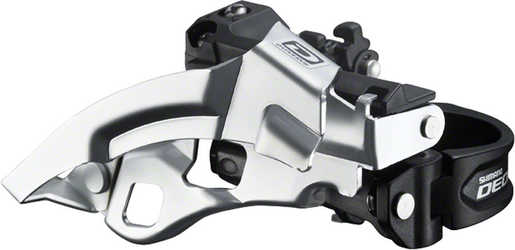 Framväxel Shimano Deore FD-M610, 3 växlar, low clamp, dual pull från Shimano