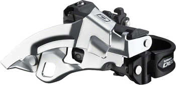 Framväxel Shimano Deore FD-M610, 3 växlar, low clamp, dual pull