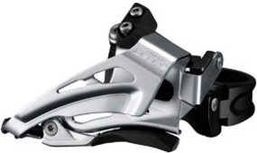 Framväxel Shimano Deore FD-M618-L, 2 växlar, low clamp, down pull