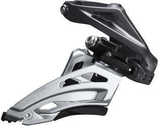 Framväxel Shimano Deore FD-M6020-H, 2 växlar, high clamp, front pull från Shimano