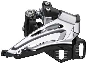 Framväxel Shimano Deore FD-M6025-E, 2 växlar, e-type, bottom pull från Shimano