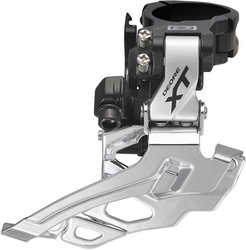 Framväxel Shimano XT FD-M786, 2 växlar, high clamp, dual pull, silver från Shimano