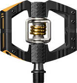 Pedaler Crankbrothers Mallet E 11 svart/guld inkl. pedalklossar