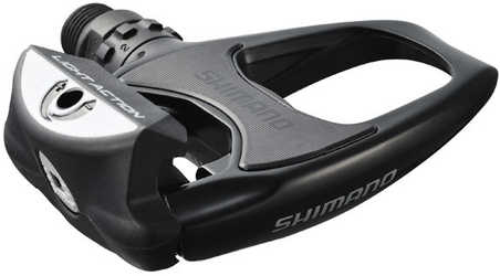 Pedaler Shimano PD-R540-LA med mjukare fjäderspänning svart inkl. pedalklossar från Shimano