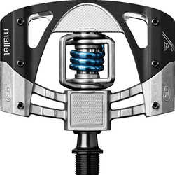 Pedaler Crankbrothers Mallet 3 grå/svart/blå inkl. pedalklossar från Crankbrothers