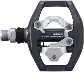 Pedaler Shimano PD-EH500 mörkgrå inkl. pedalklossar från Shimano