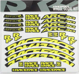 Dekalset Race Face ARC 30/Aeffect R 30 gul från Race Face