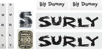 Surly Ramdekaler Big Dummy svart