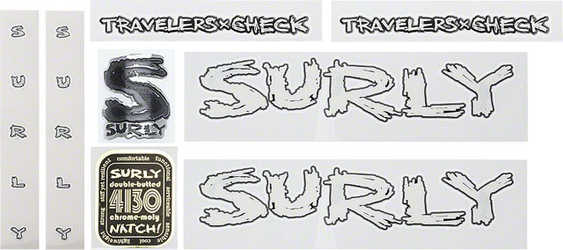 Surly Ramdekaler Travelers vit från Surly