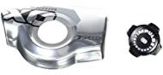 Täcklock SRAM X0 trigger växelreglage väster 2 växlar silver från SRAM