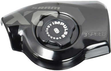 Täcklock SRAM X0 trigger växelreglage 2011-2012 vänster 3 växlar svart från SRAM