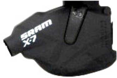 Täcklock SRAM X7 trigger växelreglage 2010 höger 9 växlar svart från SRAM