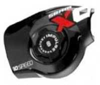 Täcklock SRAM X0 trigger växelreglage höger 10 växlar svart/röd